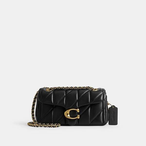 Bolsa Tabby Shoulder 20 With Quilting Coach - Preto