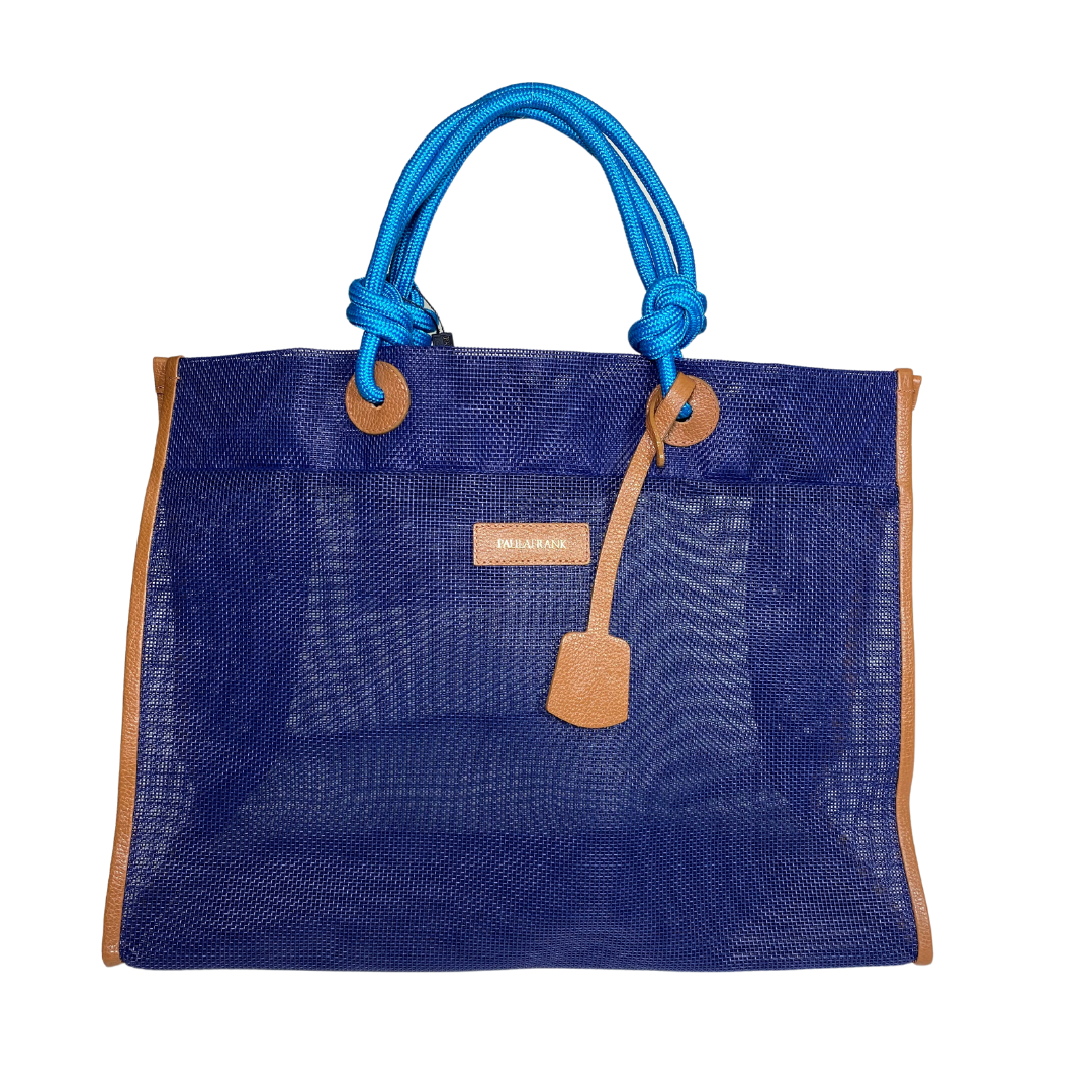 BOLSA BALNEÁRIO PAULA FRANK AZUL MARINHO