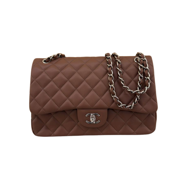 Chanel Double Flap Marrom