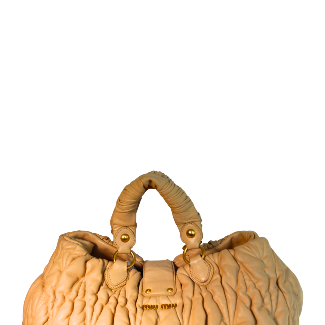 Bolsa Miu Miu bege
