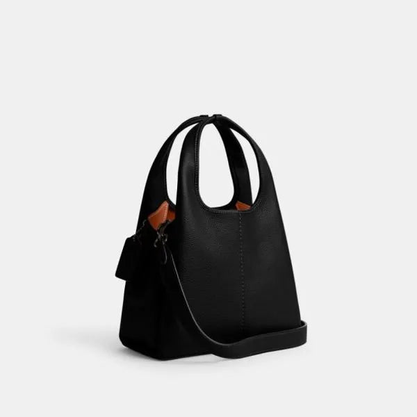 Bolsa Lana Shoulder 23 Coach - Preto