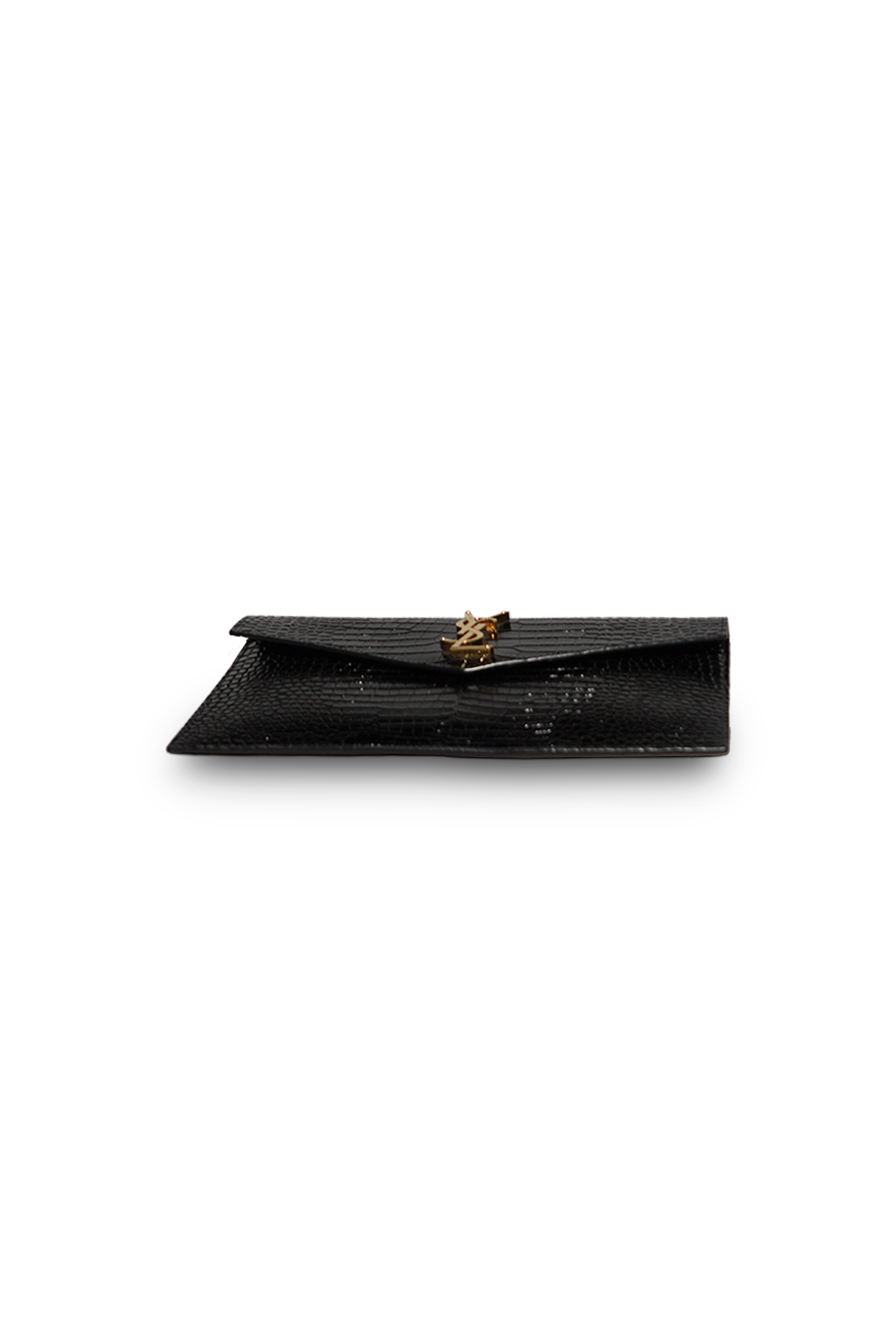 Clutch YSL preta croco