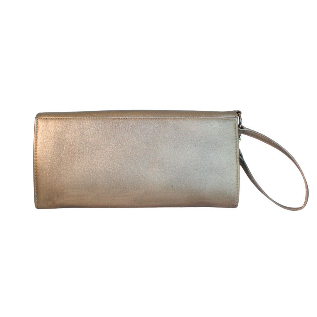 Clutch Dior Metalizada