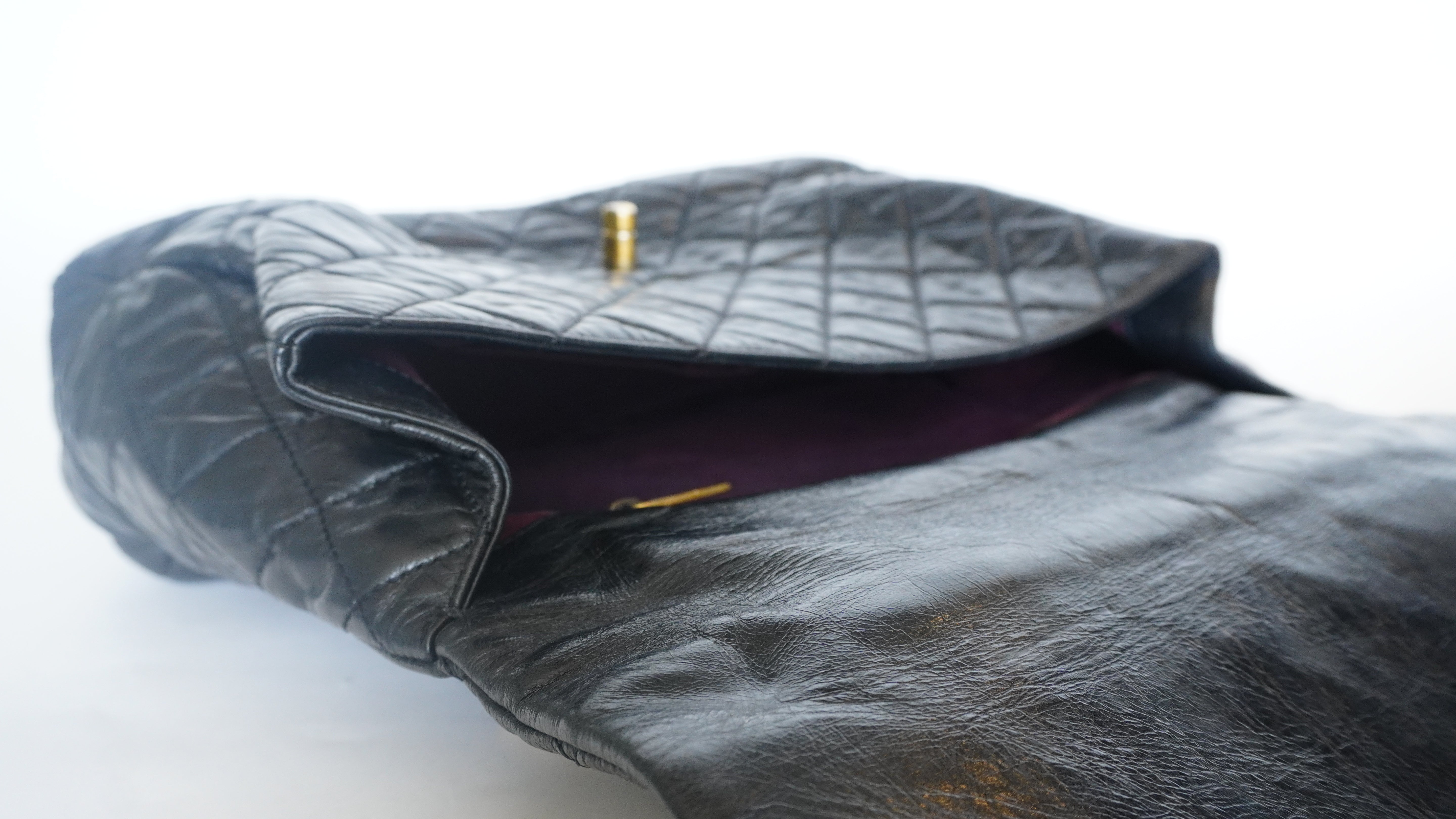 Bolsa Chanel Castle Rock Preta