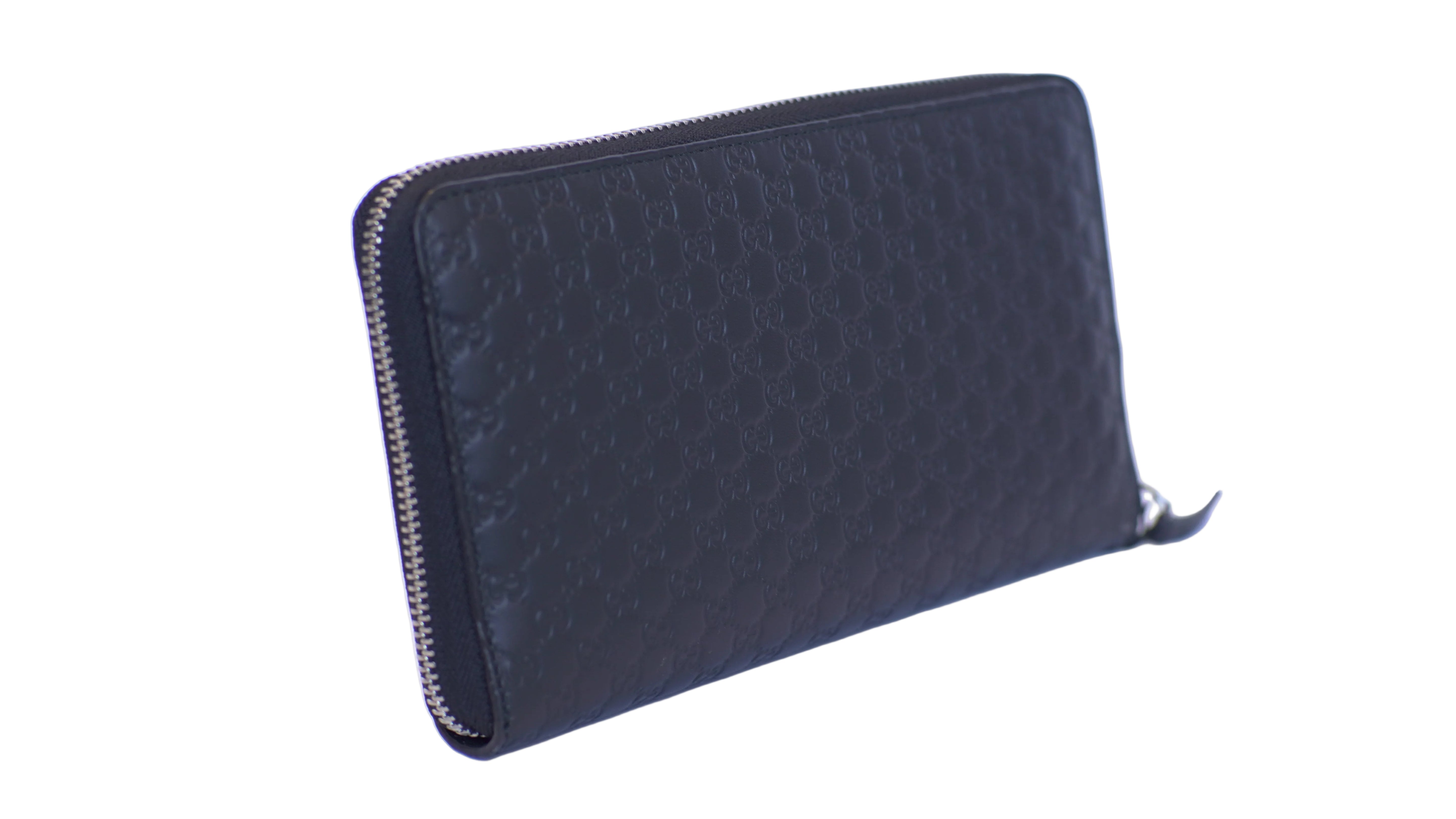 Gucci monograma Carteira preta