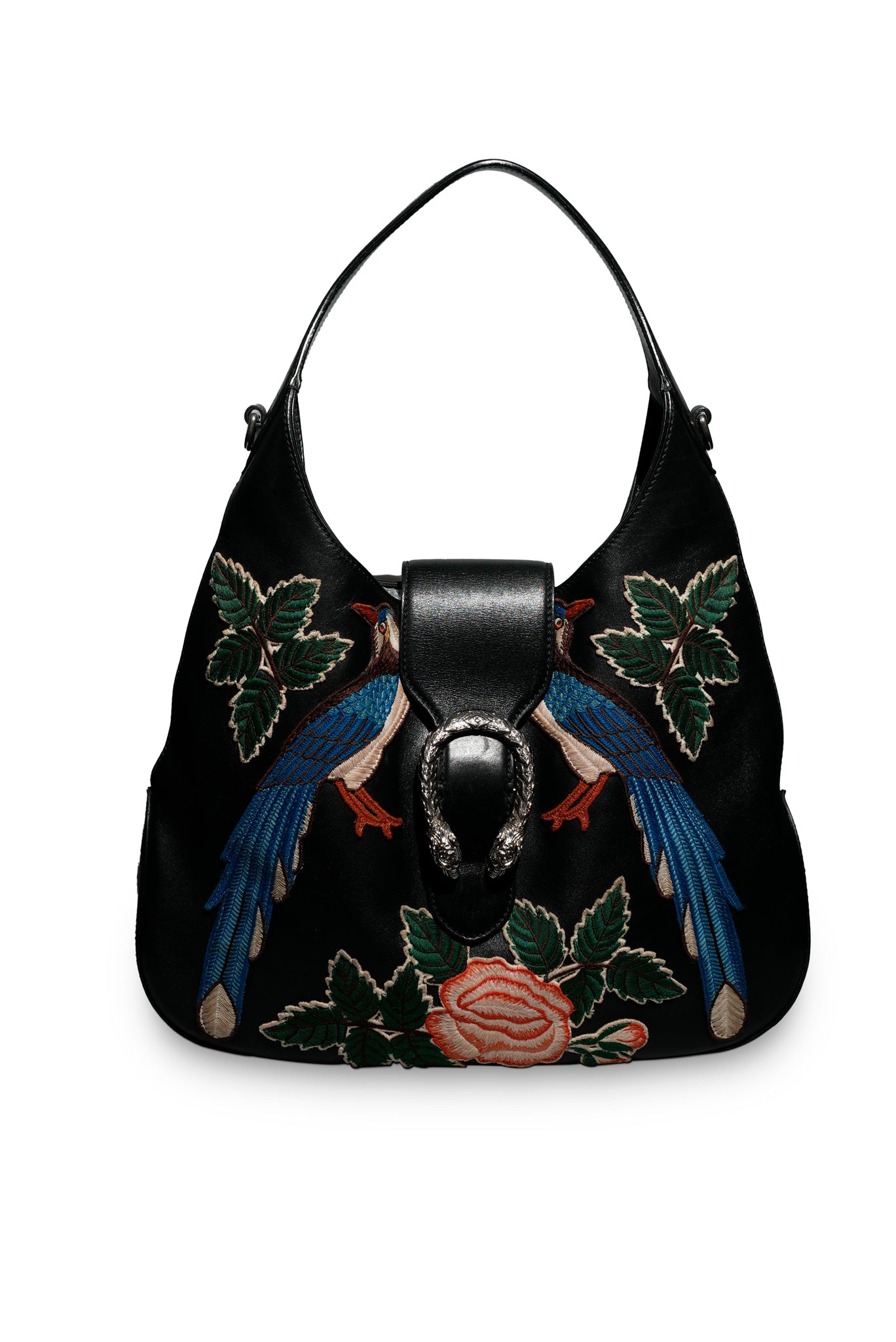 Bolsa Gucci preta patchs