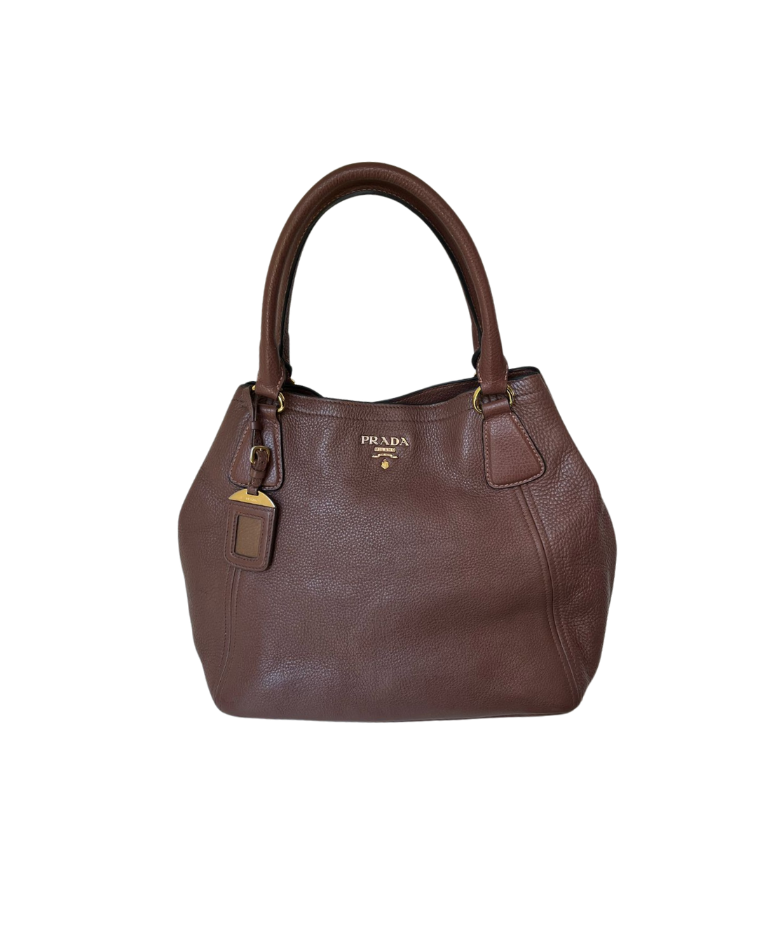 Bolsa Prada Caramelo média