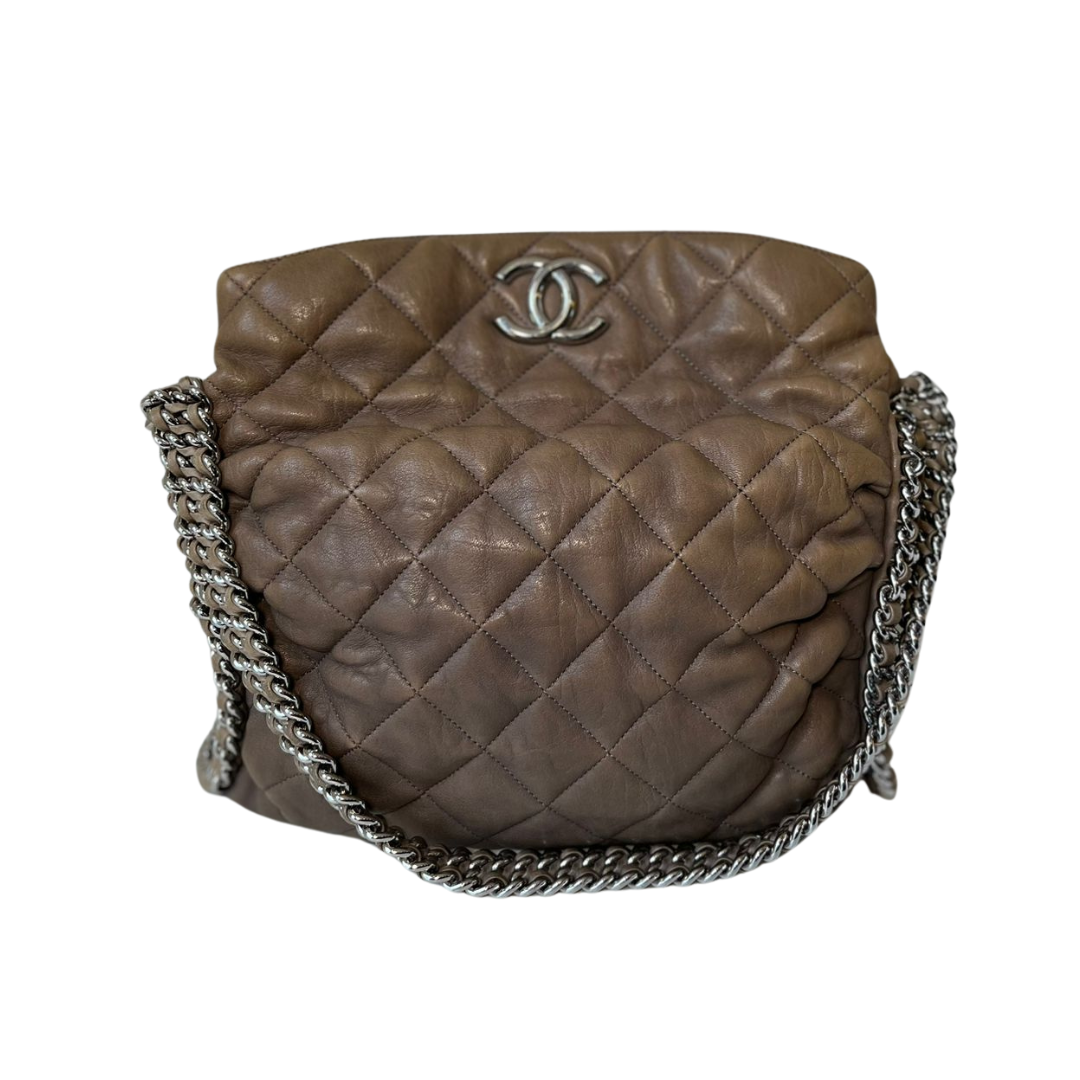 Bolsa Chanel Marrom vintage