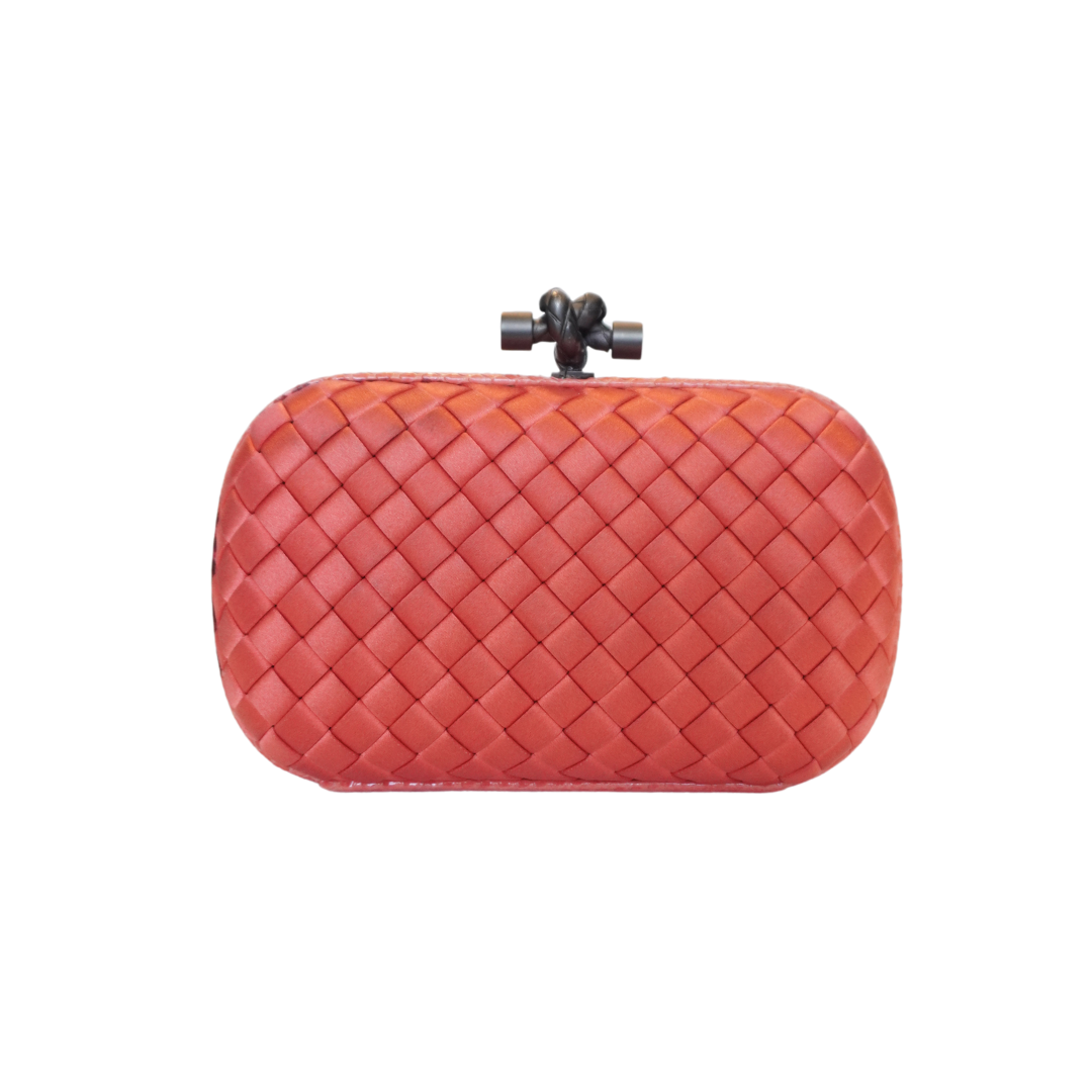 Clutch Bottega Veneta laranja P