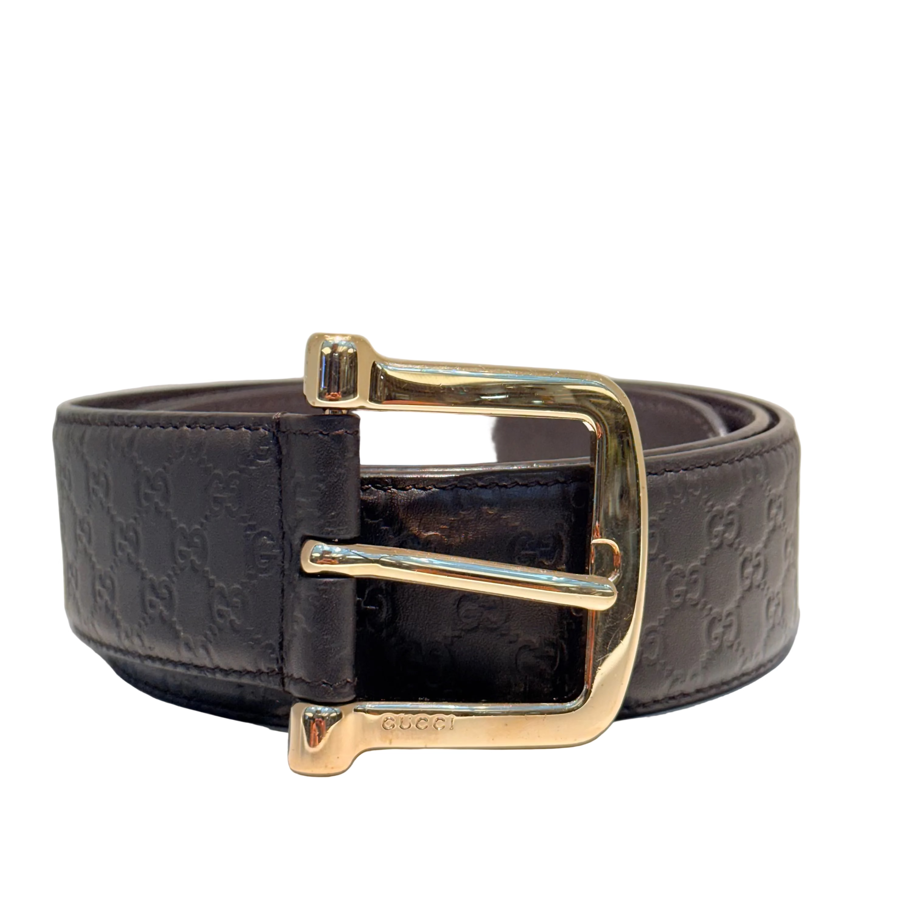 Gucci Microguccissima Leather Belt