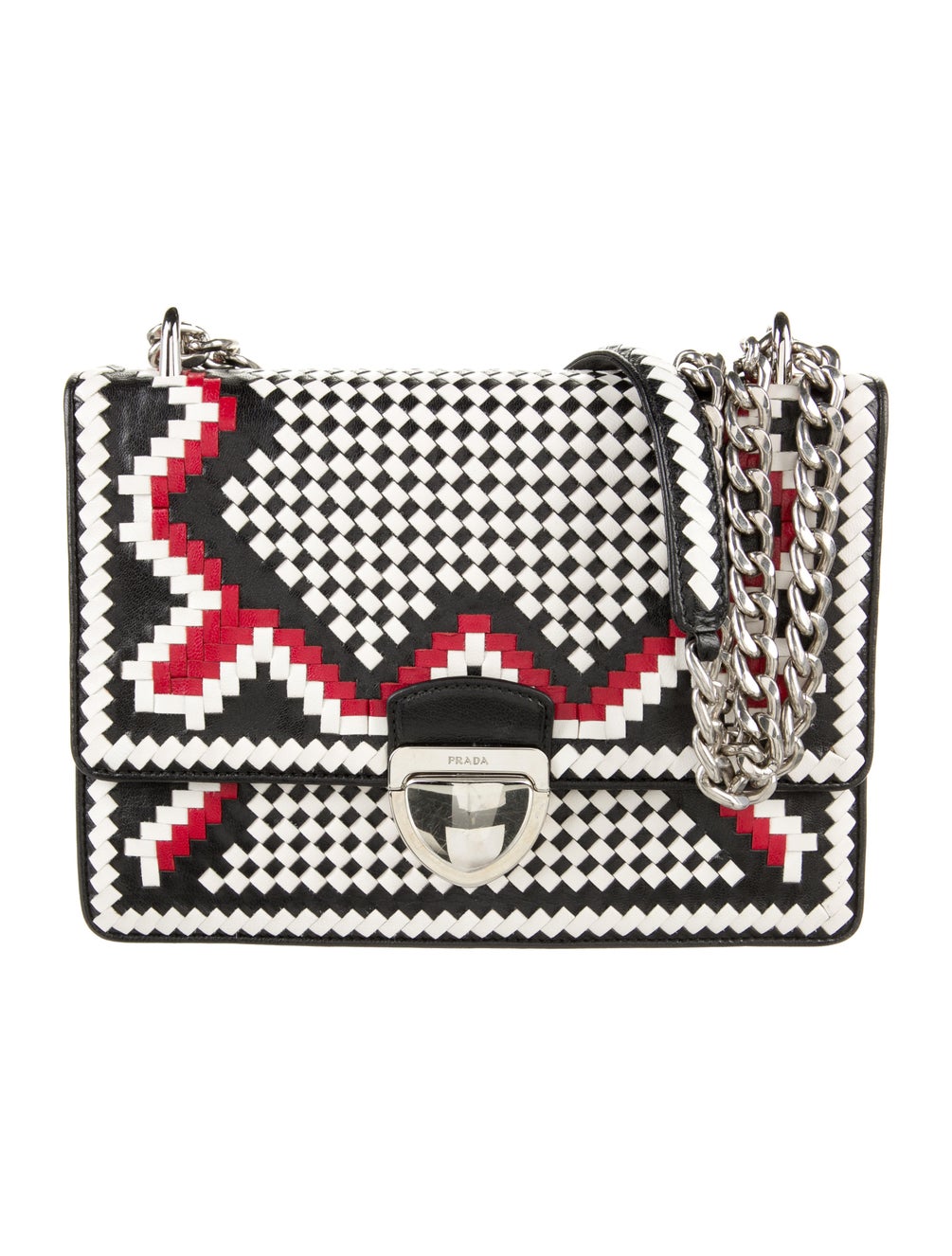 Bolsa prada trançada Madras