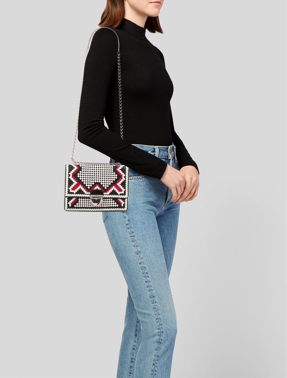 Bolsa prada trançada Madras