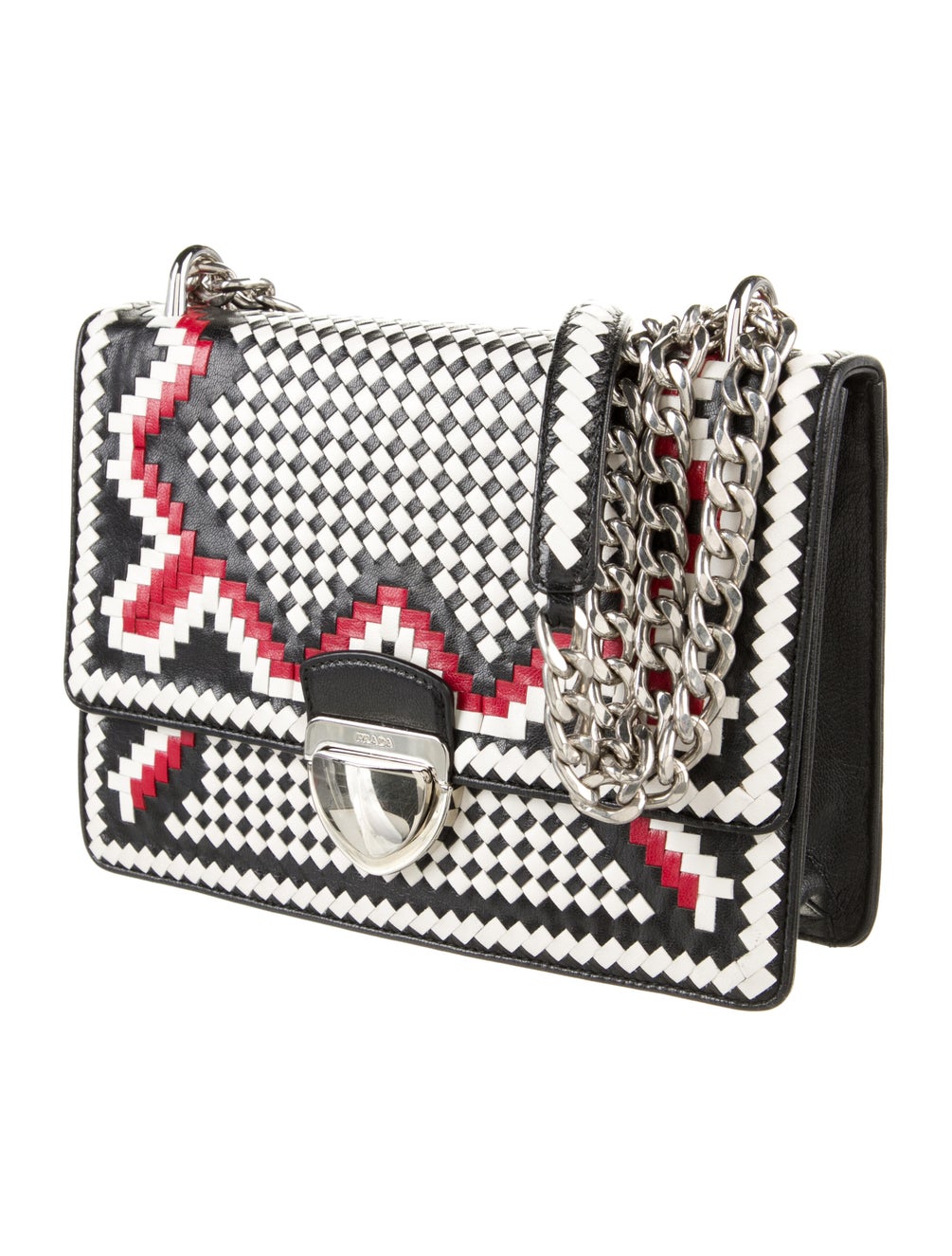 Bolsa prada trançada Madras