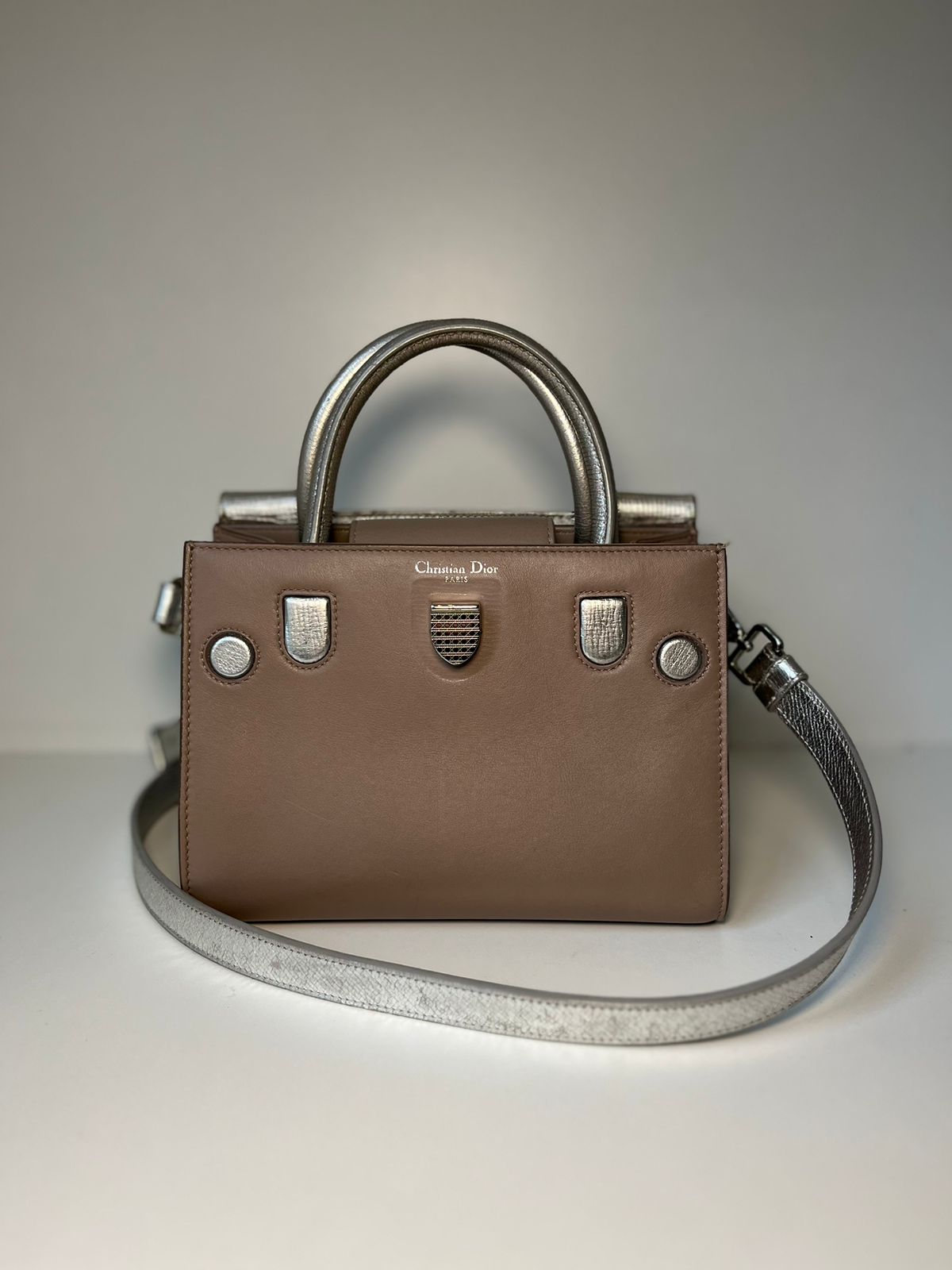 Bolsa Dior Diorama Cinza