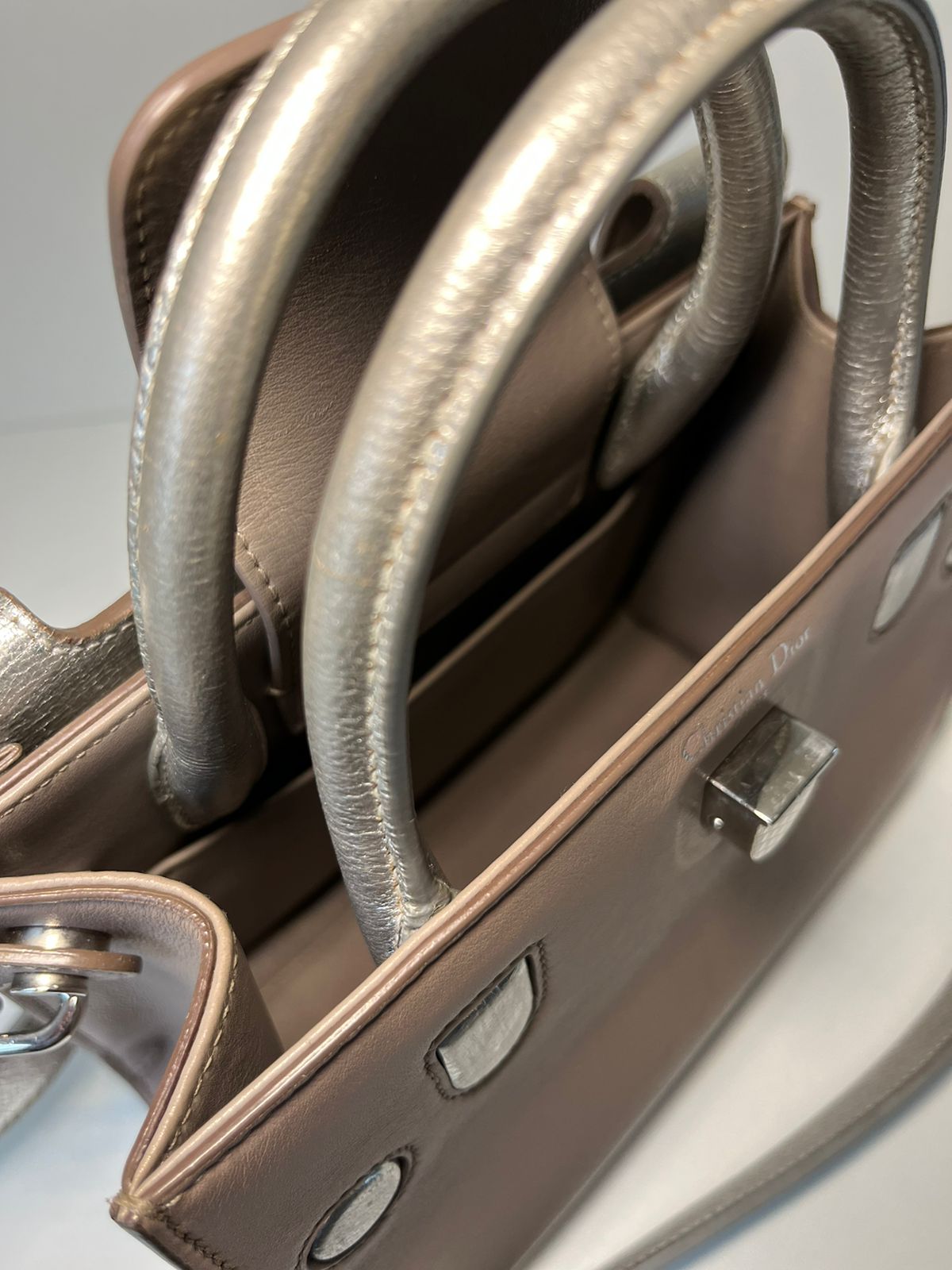 Bolsa Dior Diorama Cinza