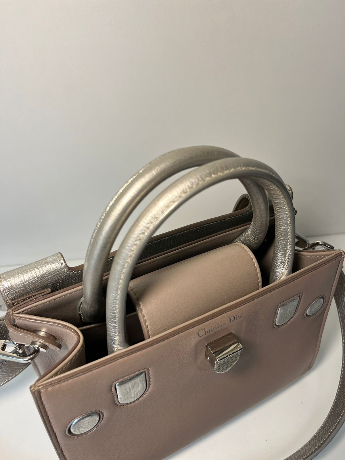 Bolsa Dior Diorama Cinza