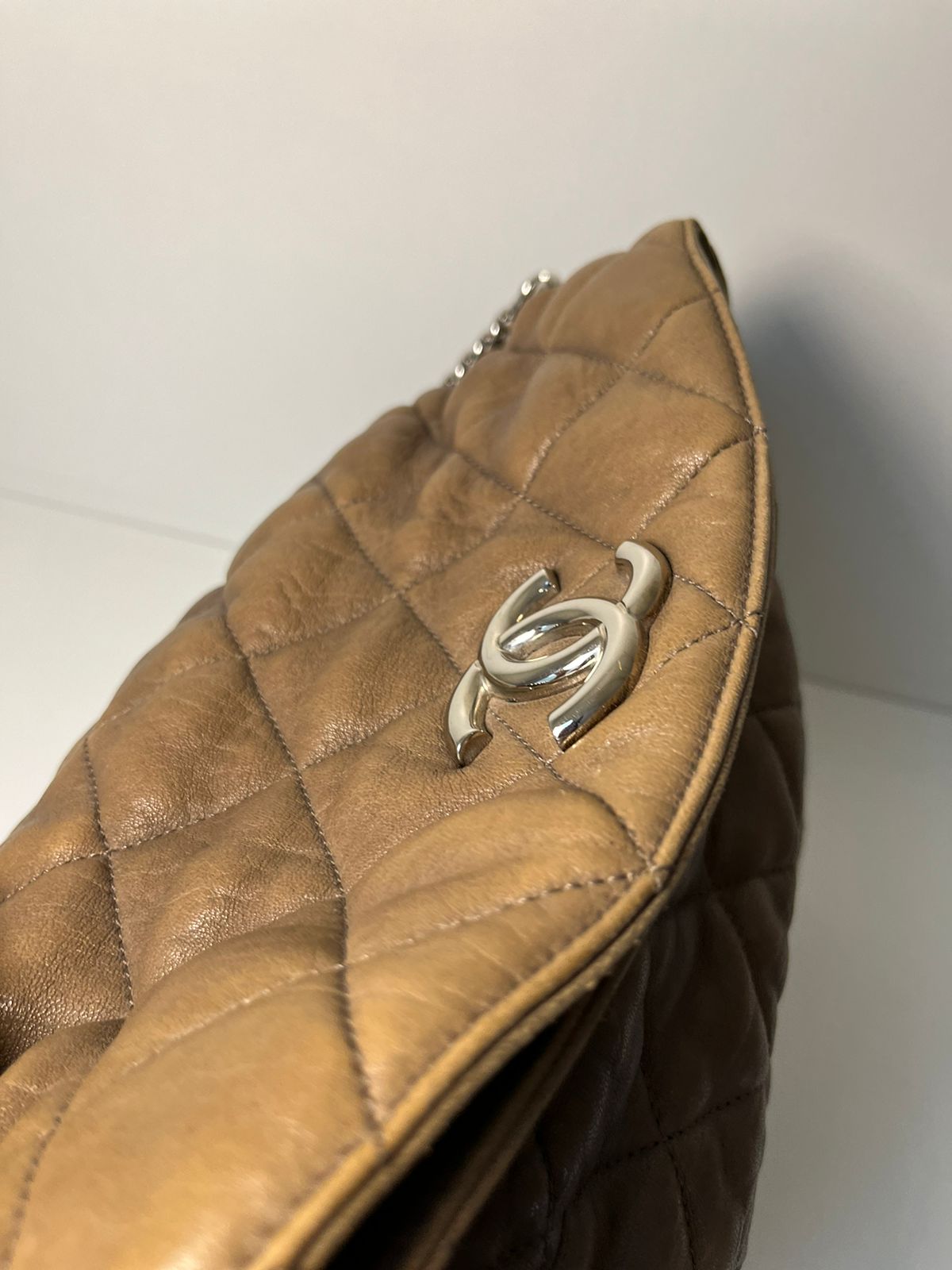 Bolsa Chanel Marrom vintage