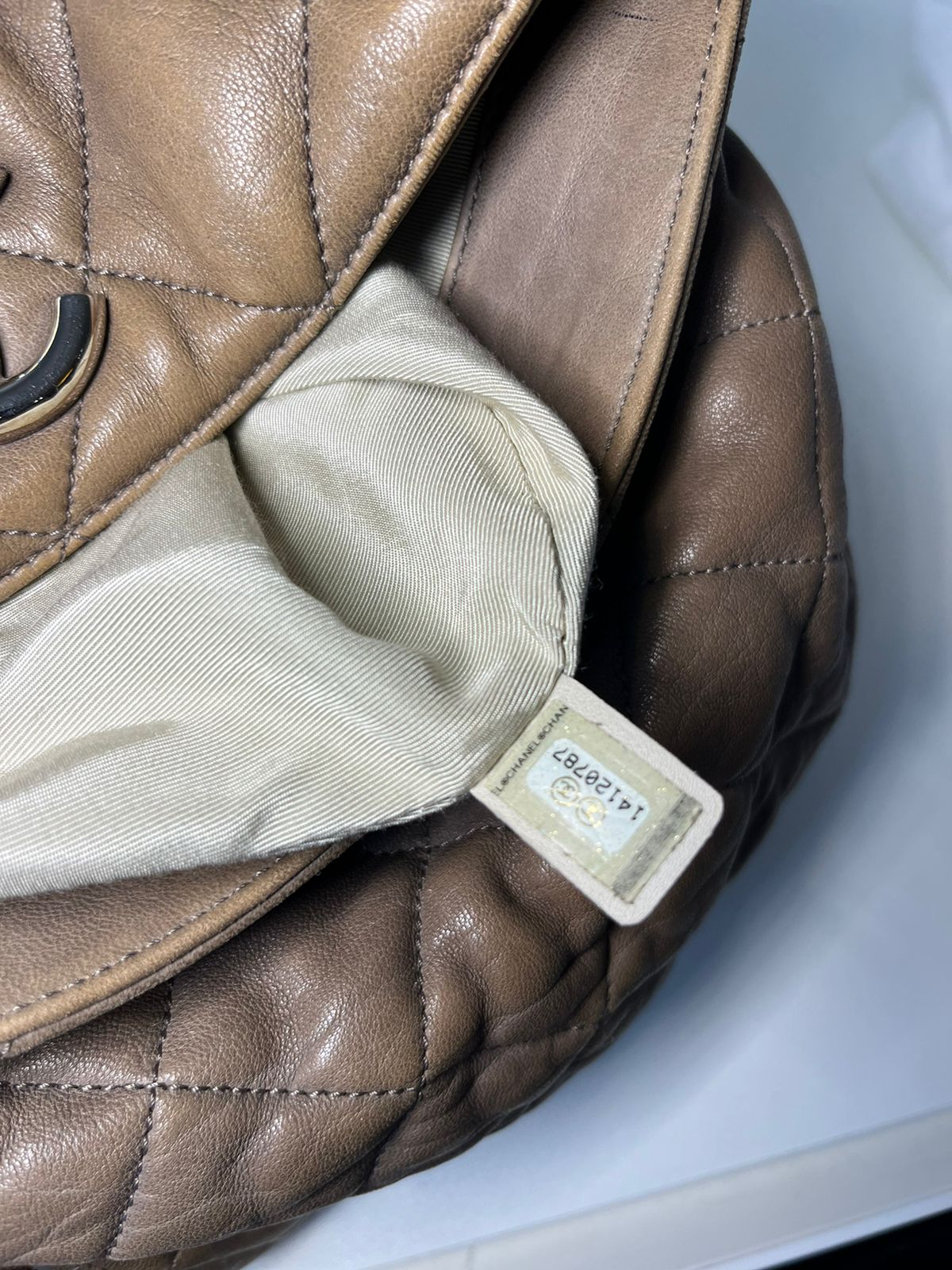 Bolsa Chanel Marrom vintage