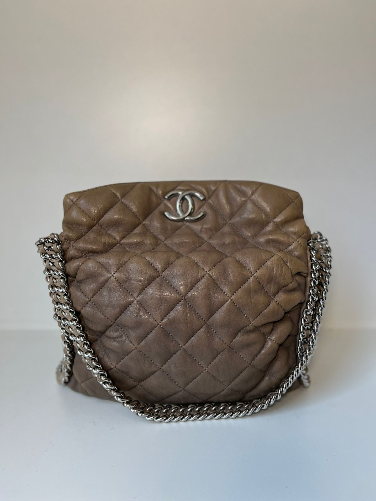 Bolsa Chanel Marrom vintage