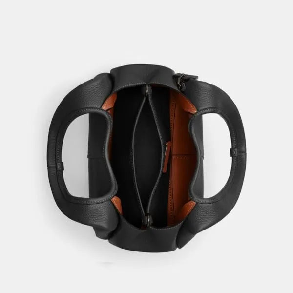 Bolsa Lana Shoulder 23 Coach - Preto