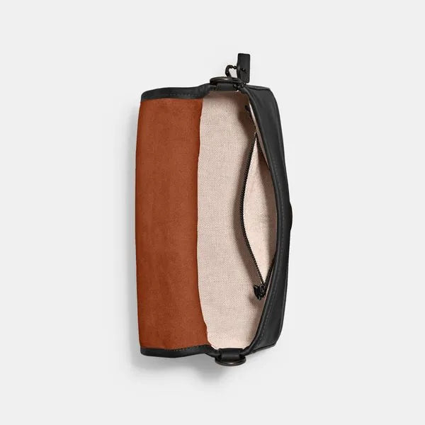Bolsa Soft Tabby Coach - Preto