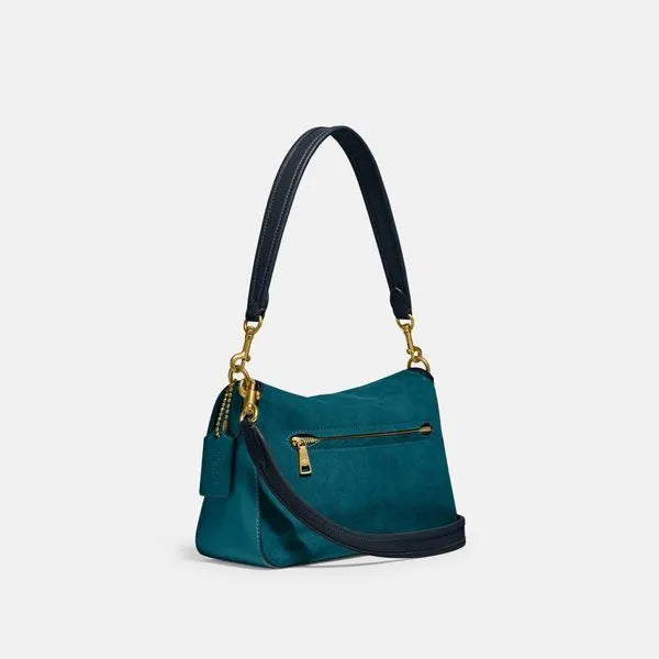 Bolsa Soft Tabby Colorblock Coach - Azul