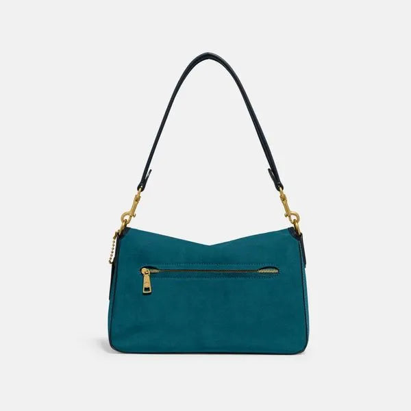 Bolsa Soft Tabby Colorblock Coach - Azul
