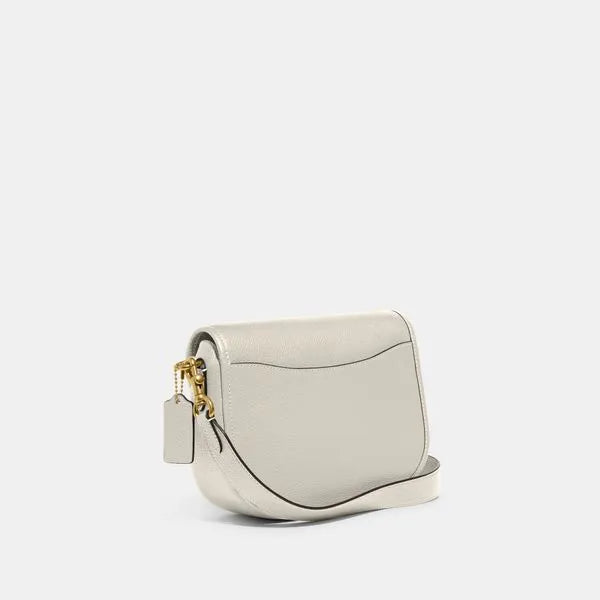 Bolsa Willow Saddle Coach duas alças - Off White