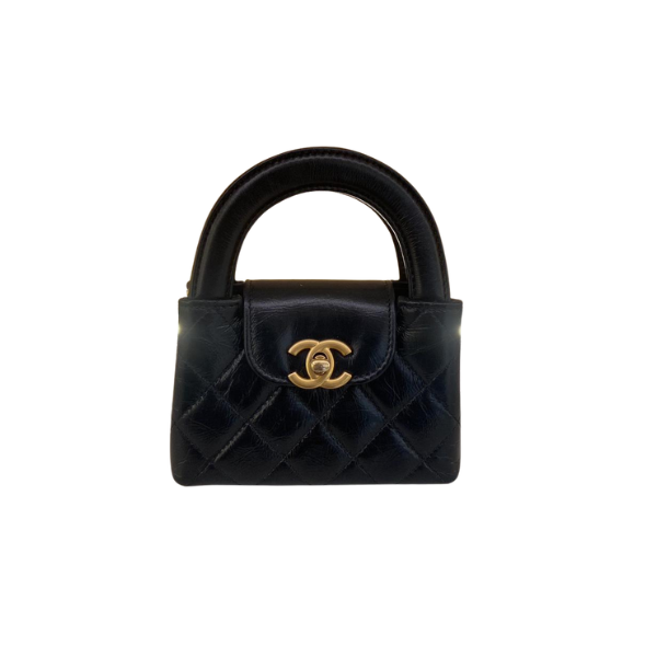 Bolsa Chanel Mini Kelly Nano preto