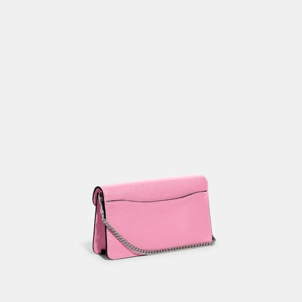 Bolsa Tabby Chain Clutch Coach - Rosa