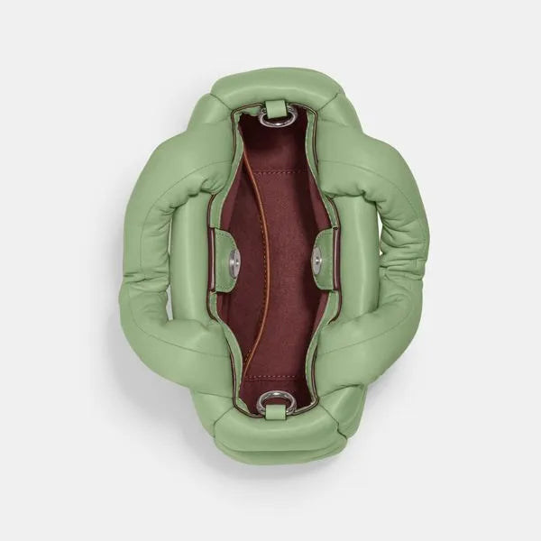 Bolsa Mini Pillow Tote Coach - Verde