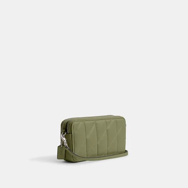 Bolsa Kira Crossbody With Pillow Quilting Coach - Verde