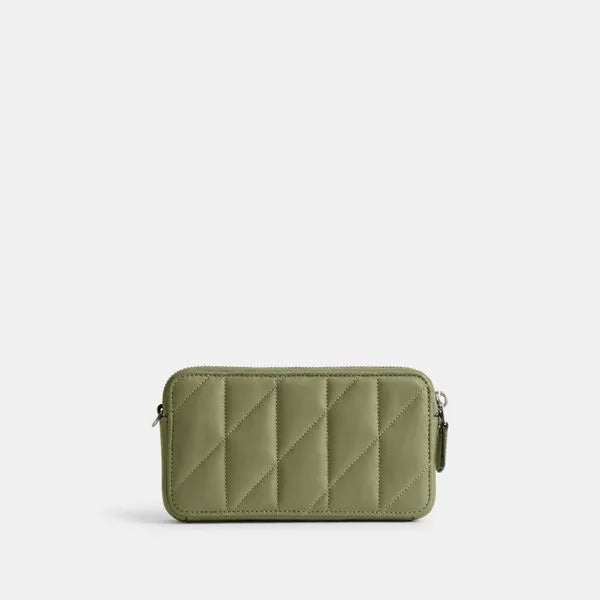 Bolsa Kira Crossbody With Pillow Quilting Coach - Verde