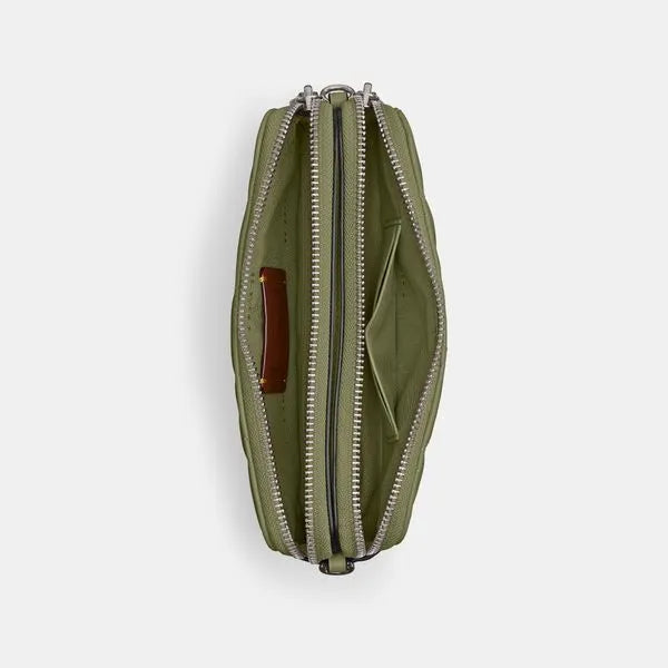 Bolsa Kira Crossbody With Pillow Quilting Coach - Verde