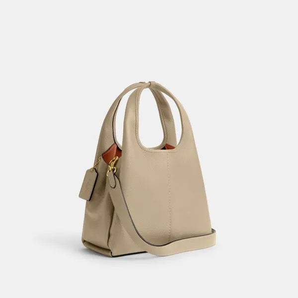 Bolsa Lana Shoulder 23 Coach - Off White