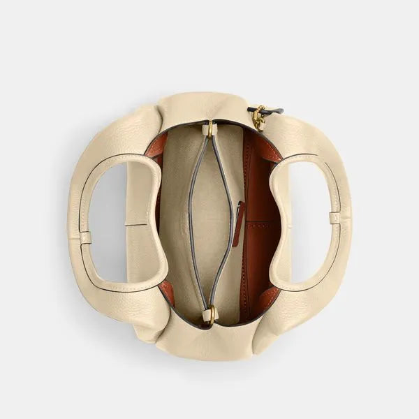 Bolsa Lana Shoulder 23 Coach - Off White