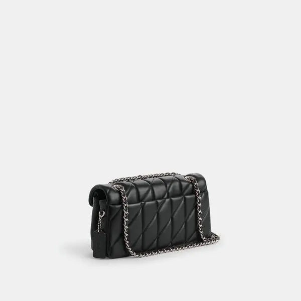 Bolsa Tabby Shoulder 26 With Quilting Coach - Preto
