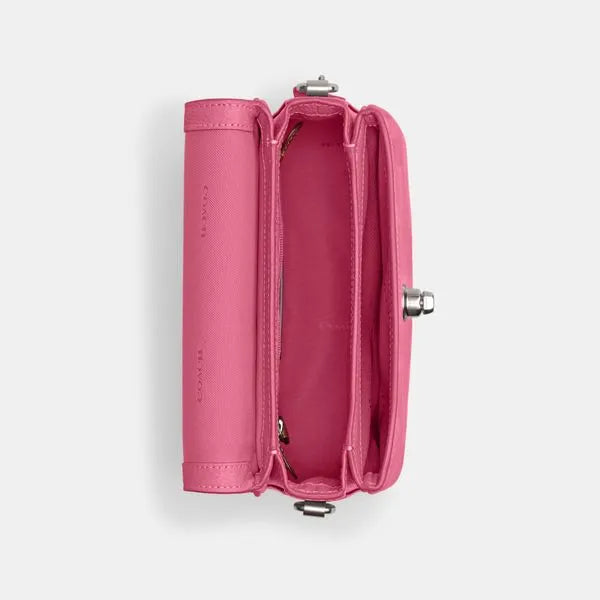 Bolsa Cassie Crossbody 19 Heart Strap Coach - Rosa