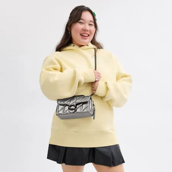 Bolsa Tabby Shoulder 20 With Quilting Coach - Prata