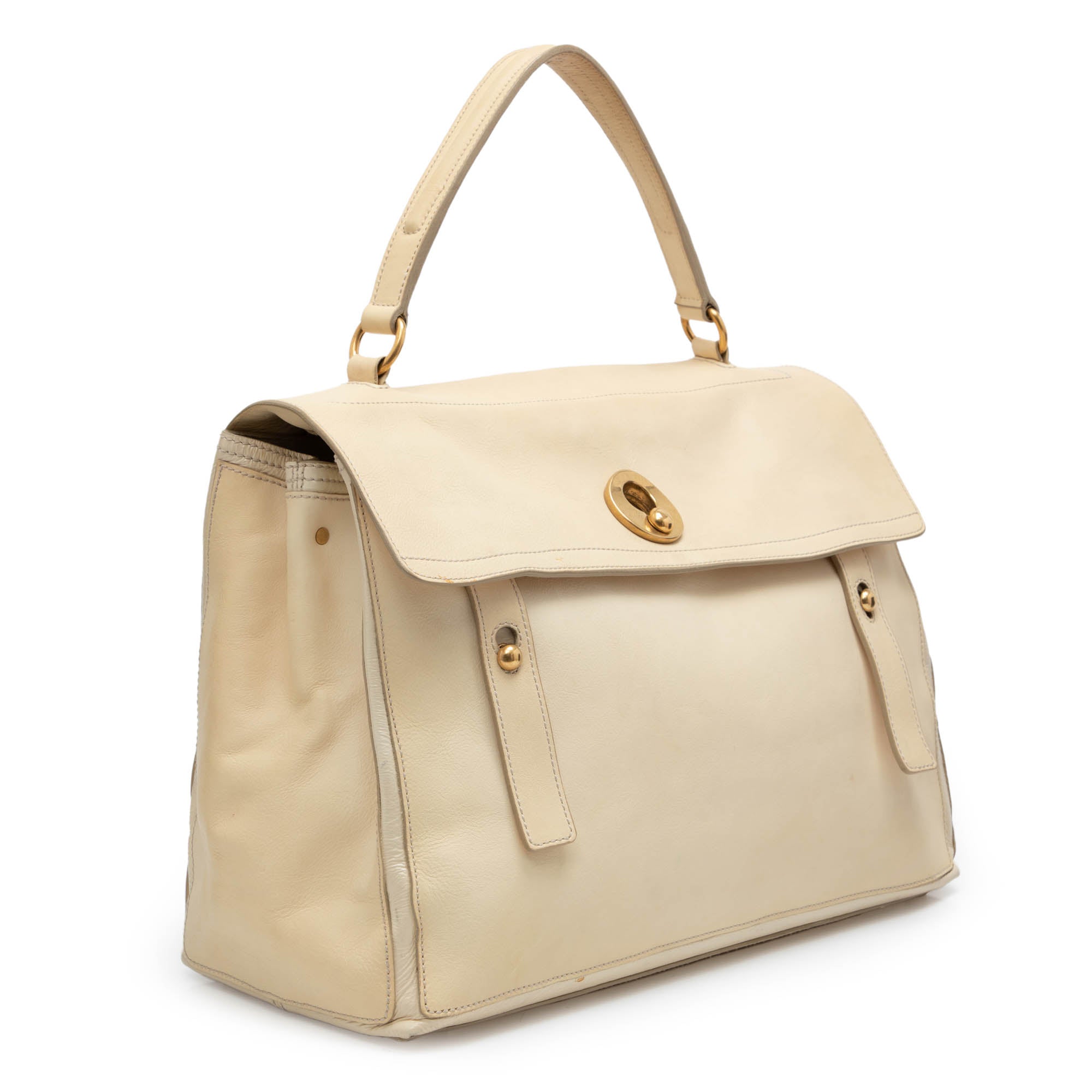 Bolsa YSL bege grande