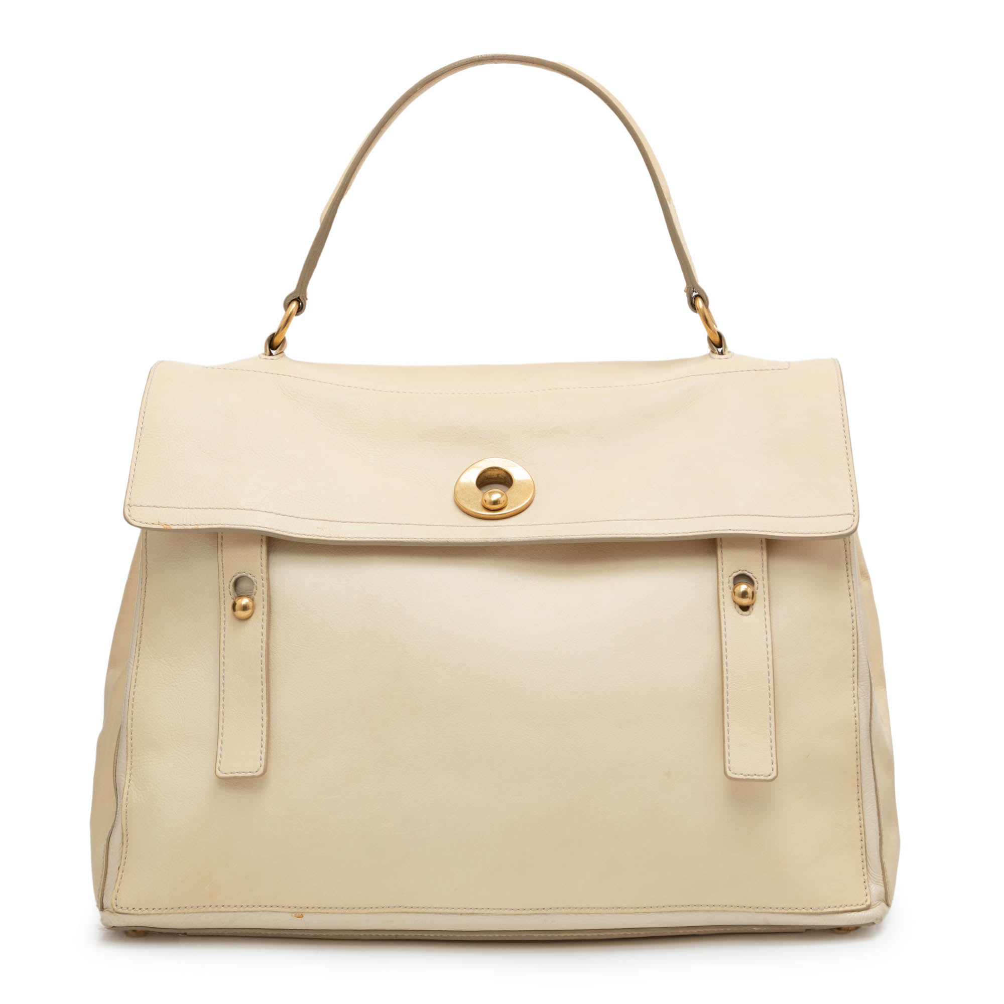 Bolsa YSL bege grande