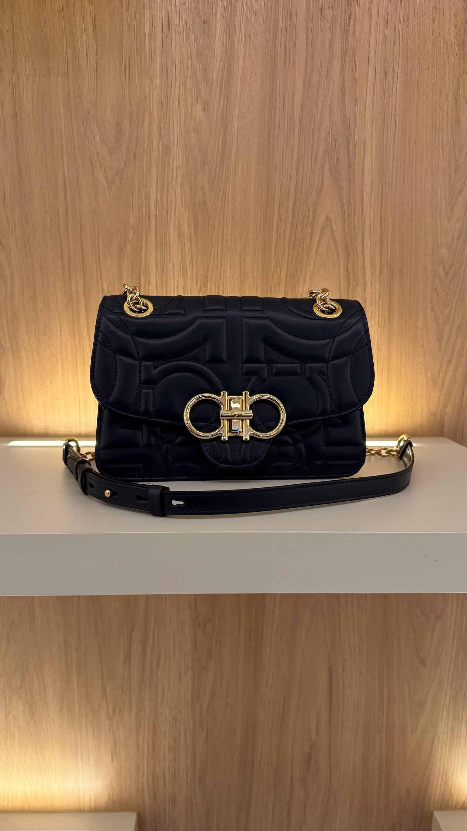 Ferragamo quilted gancin