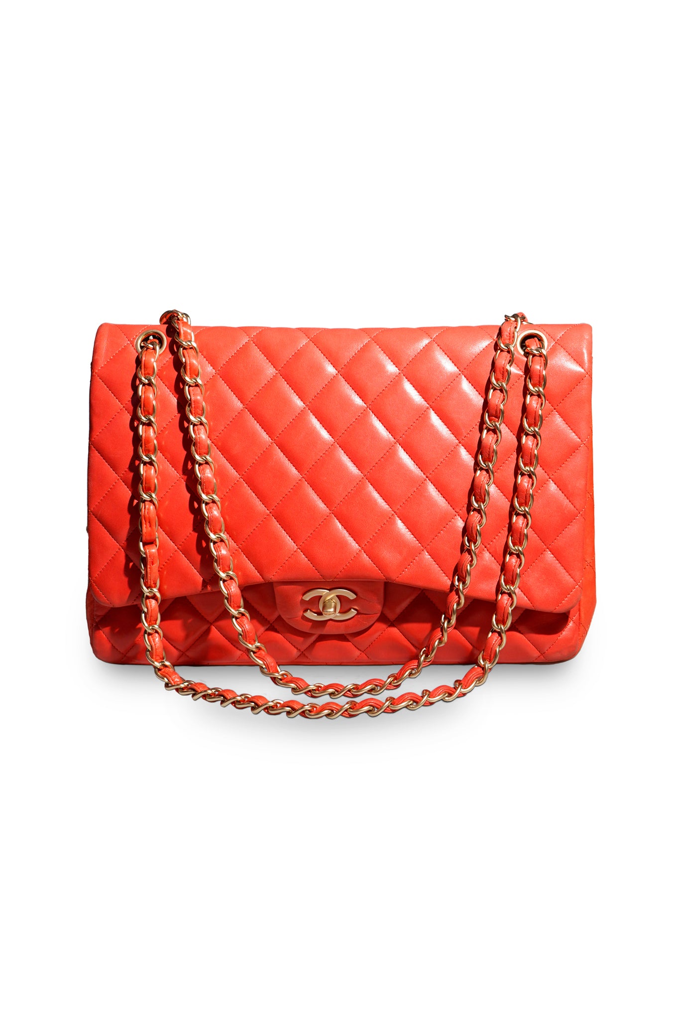 Bolsa Chanel classica coral