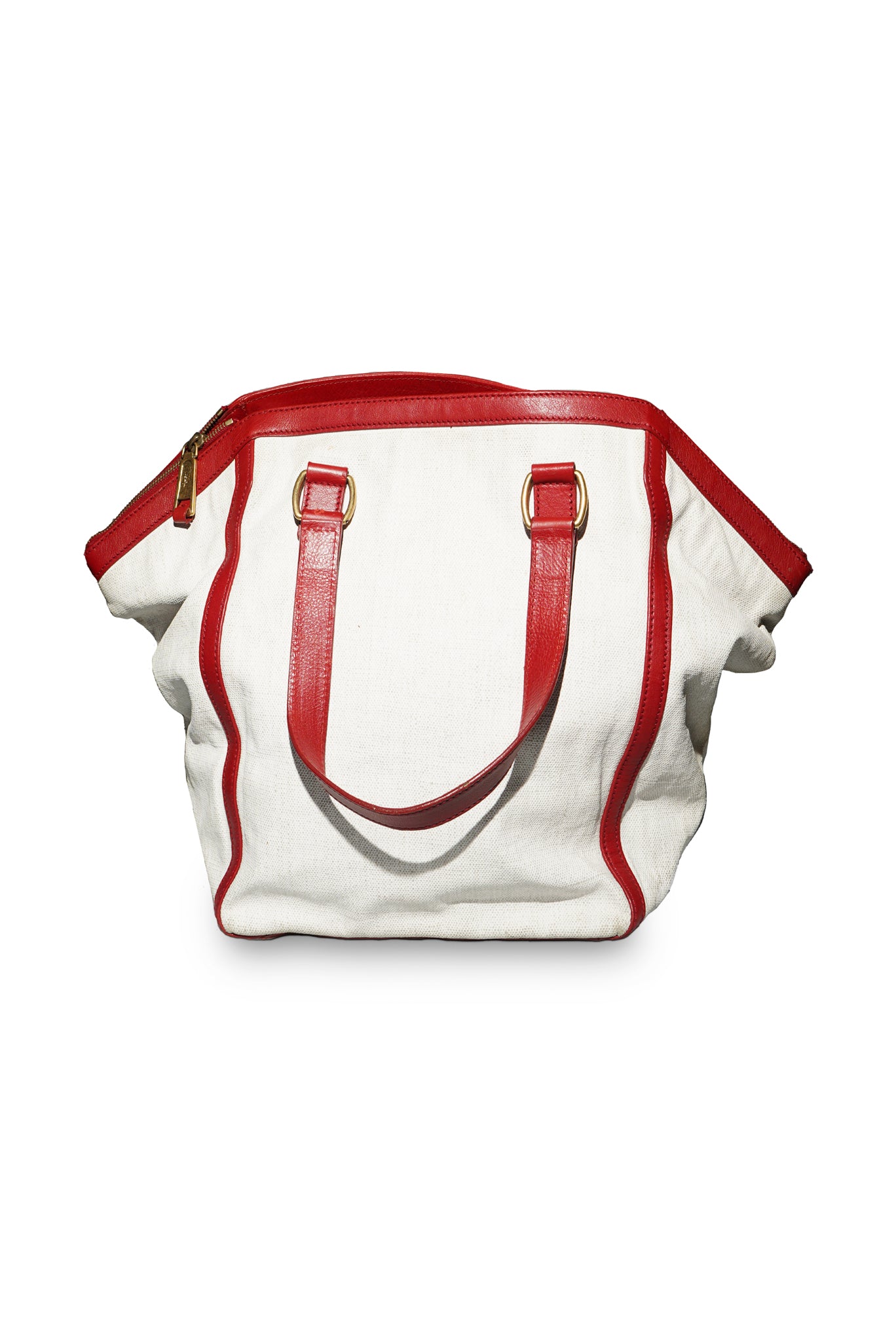 Bolsa YSL Downtown friso red