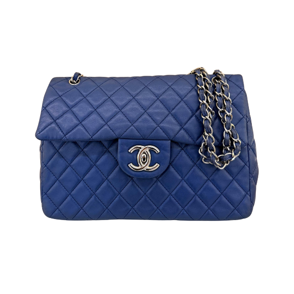 Chanel Double Flap Azul