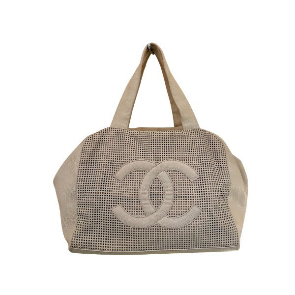 Bolsa Chanel Bege Box