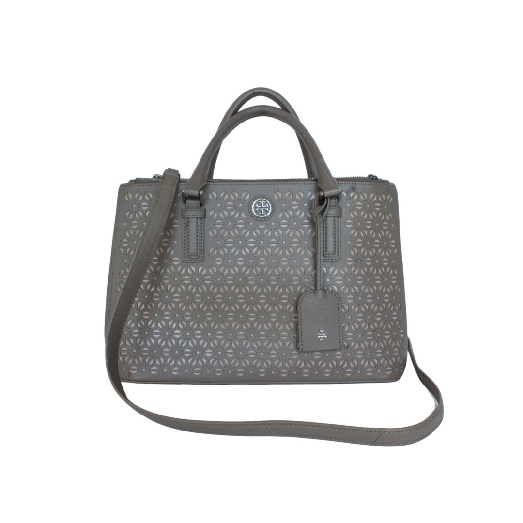 Bolsa Tory Burch cinza