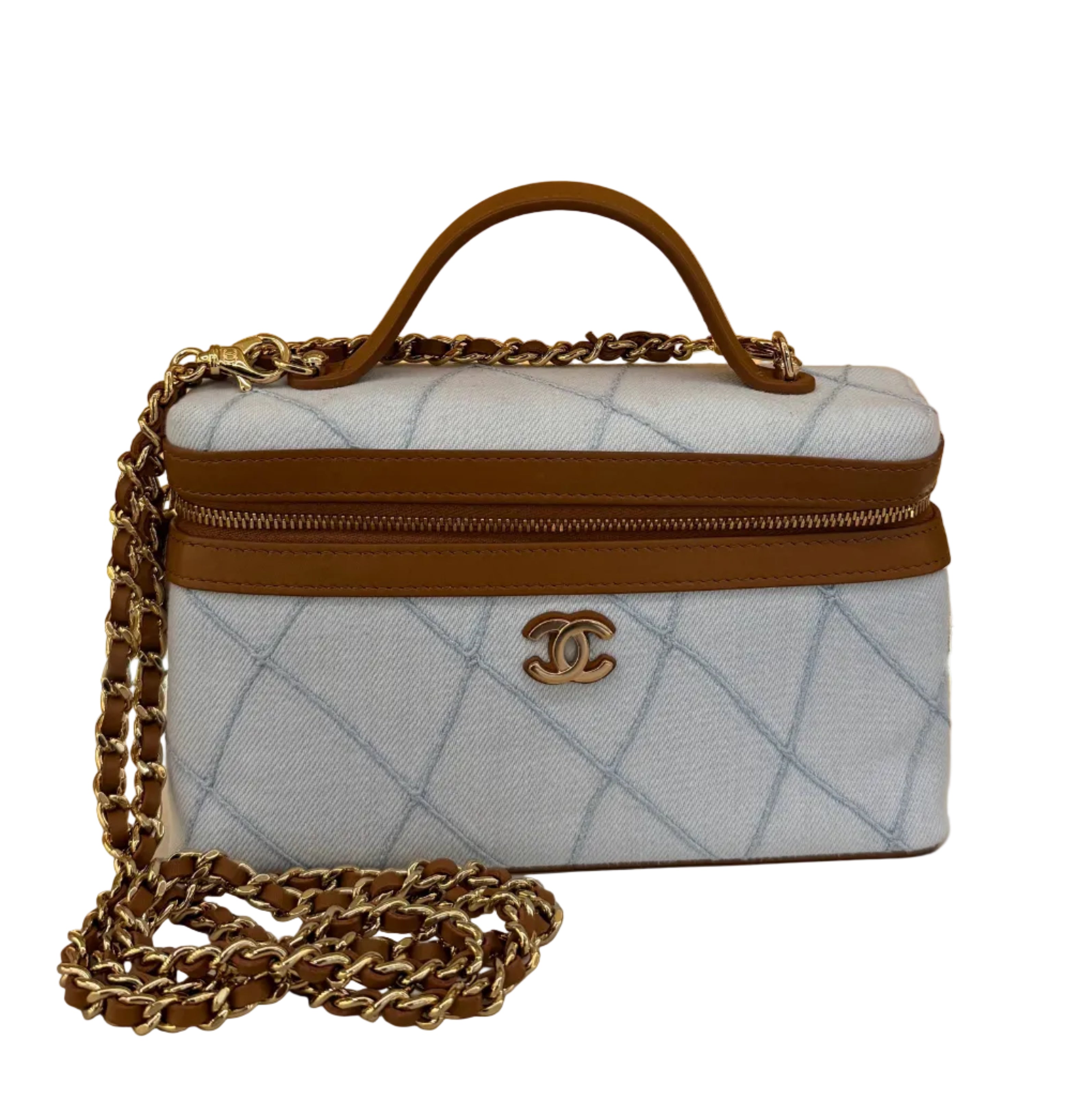 Chanel vanity dark blue