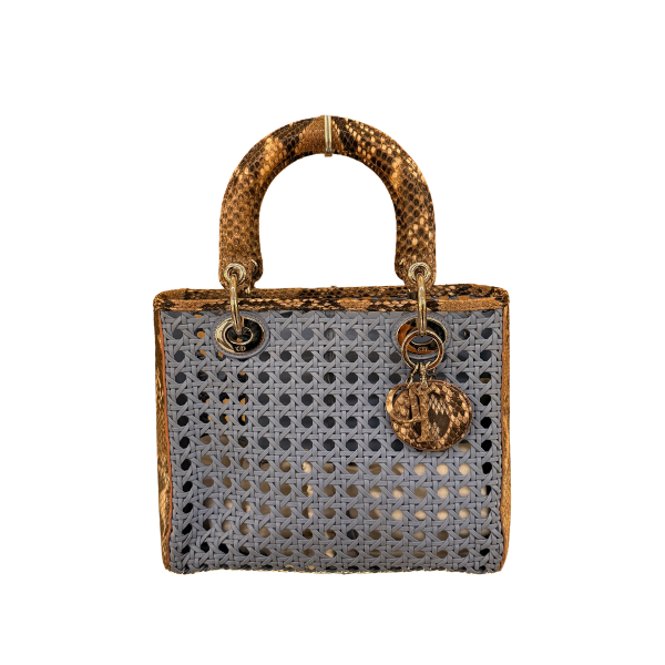 Lady Dior Python Azul