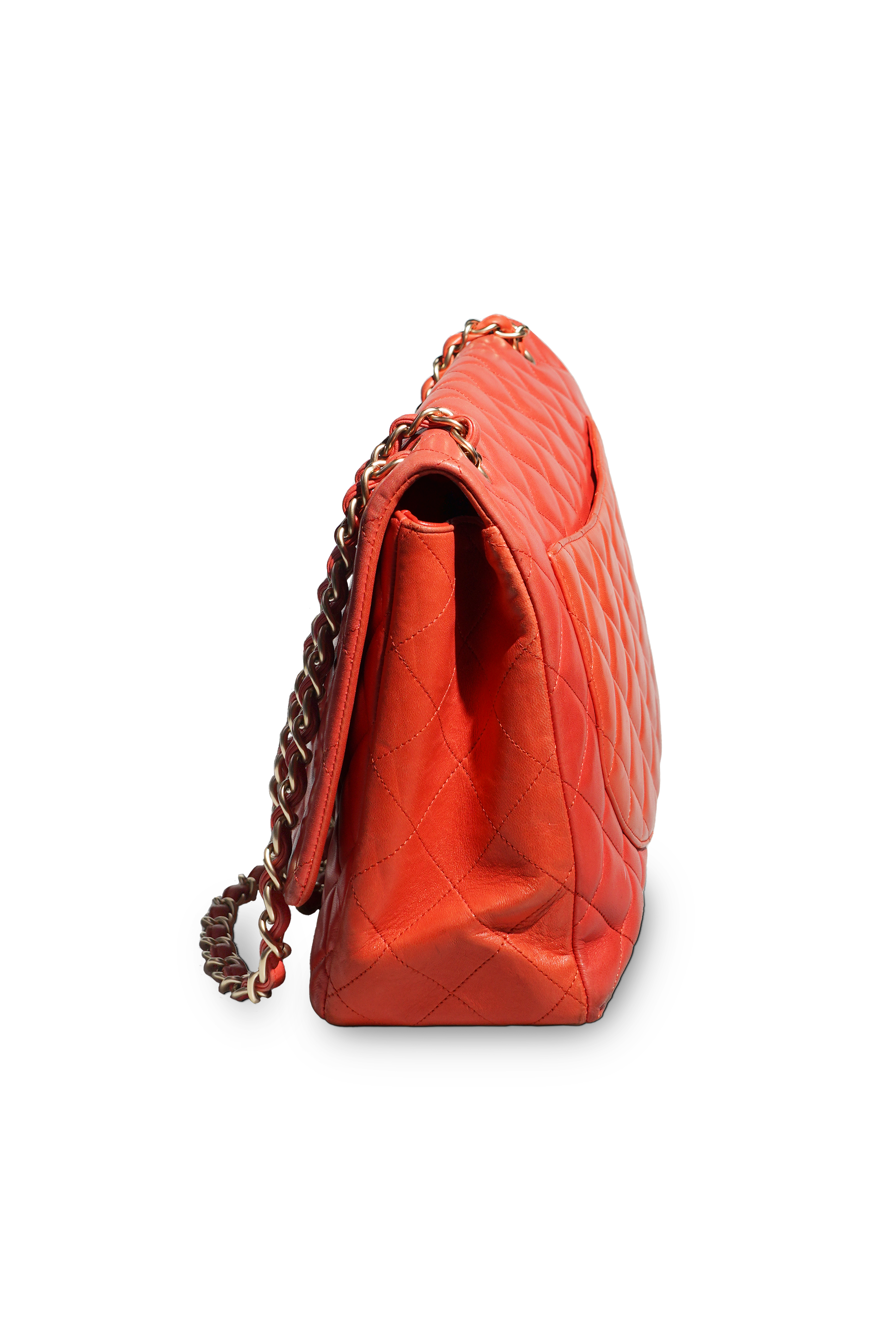 Bolsa Chanel classica coral